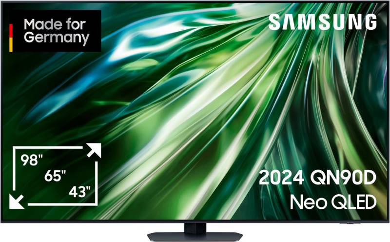 Samsung GQ65QN90DAT QLED Mini LED-Fernseher (163 cm/65 Zoll, 4K Ultra HD, Smart-TV, Neural Quantum 4K AI Gen2 Prozessor, Gaming Hub, bis zu 144Hz) von Samsung