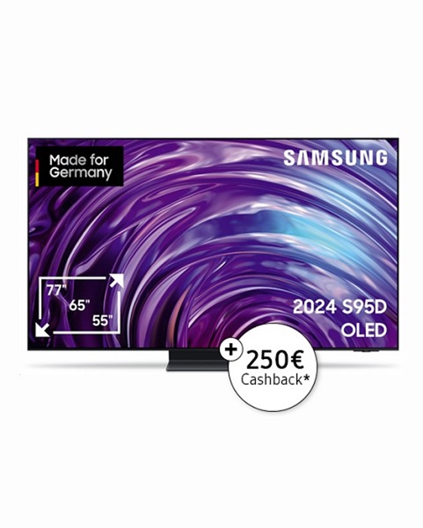 Samsung GQ65S95DAT OLED, 65, 163, Ultra HD von Samsung