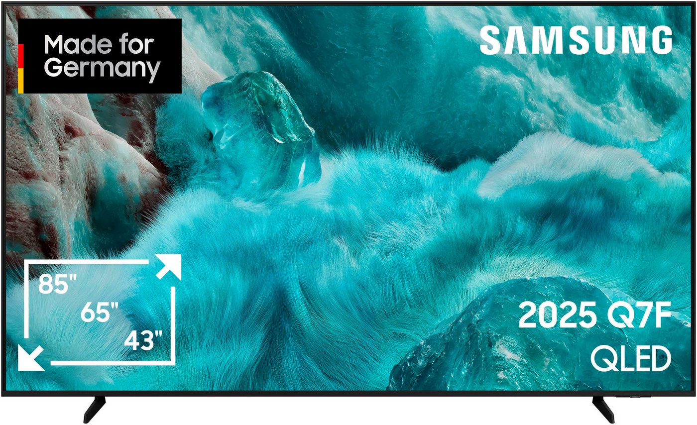 Samsung GQ75Q7FAAU QLED-Fernseher (189 cm/75 Zoll, 4K Ultra HD, Smart-TV, Quantum HDR, Knox Security, Art Store, 3D Sound, Gaming Hub, AI TV) von Samsung
