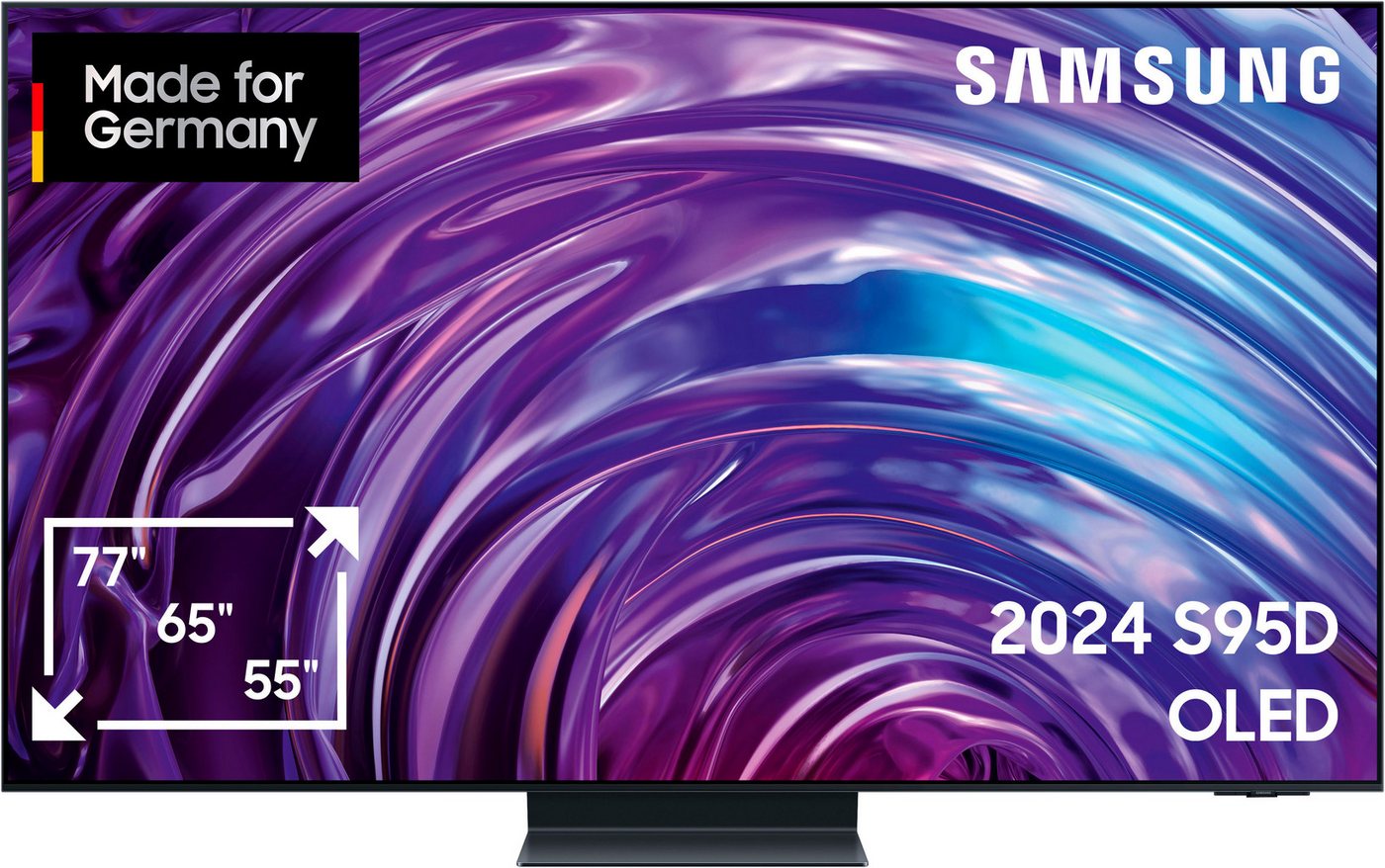 Samsung GQ77S95DAT OLED-Fernseher (195 cm/77 Zoll, 4K Ultra HD, Smart-TV, Neural Quantum 4K AI Gen2 Prozessor, Glare Free, bis zu 144Hz) von Samsung