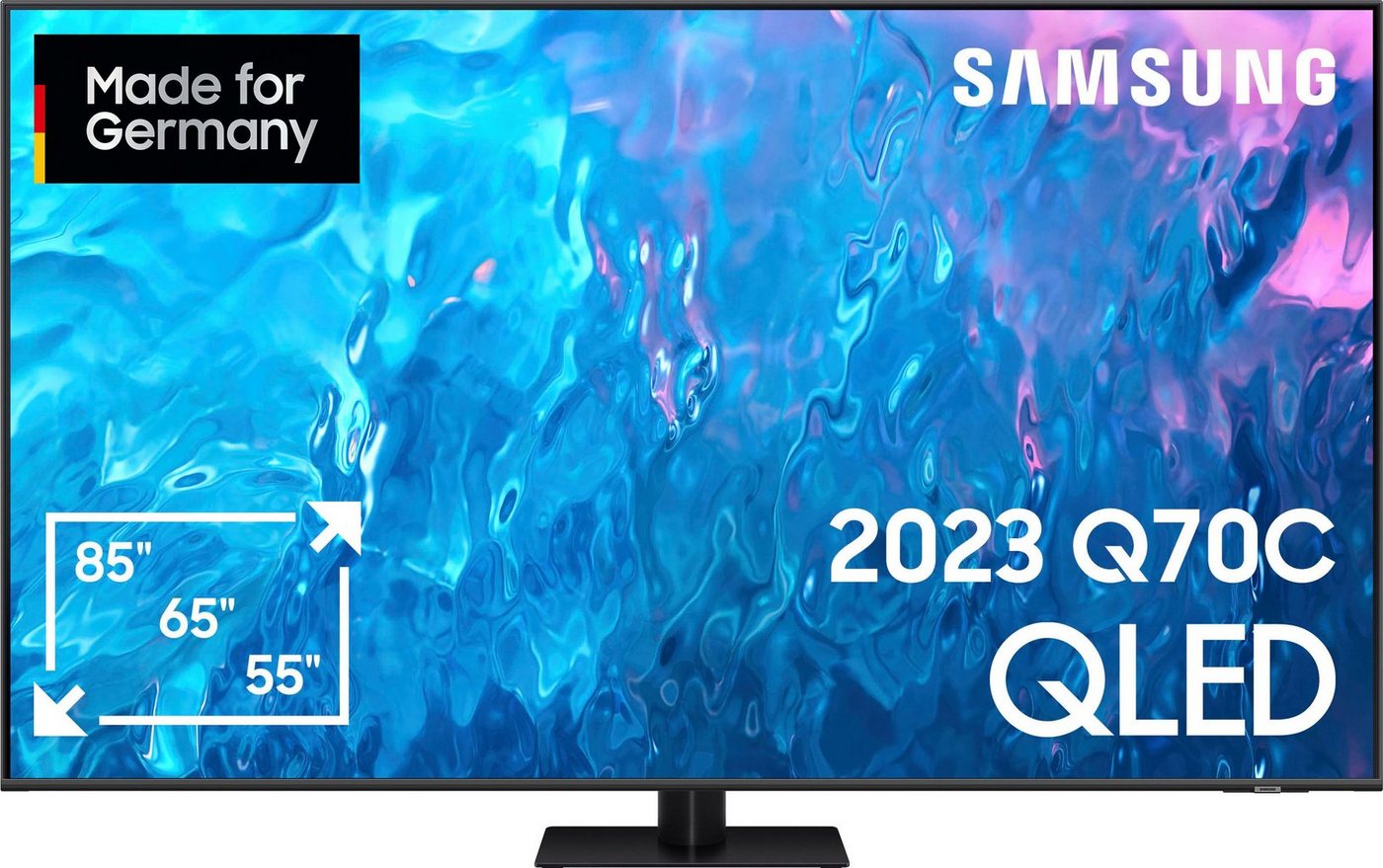Samsung GQ85Q70CAT LED-Fernseher (214 cm/85 Zoll, Smart-TV, Quantum Prozessor 4K,Quantum HDR,Gaming Hub) von Samsung
