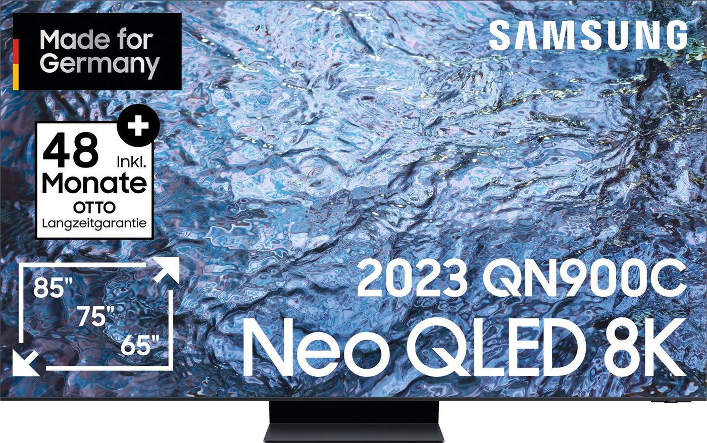 Samsung GQ85QN900CT LED-Fernseher (214 cm/85 Zoll, 8K, Smart-TV, Neo Quantum HDR 8K Pro, Neural Quantum Prozessor 8K, Infinity Screen) von Samsung