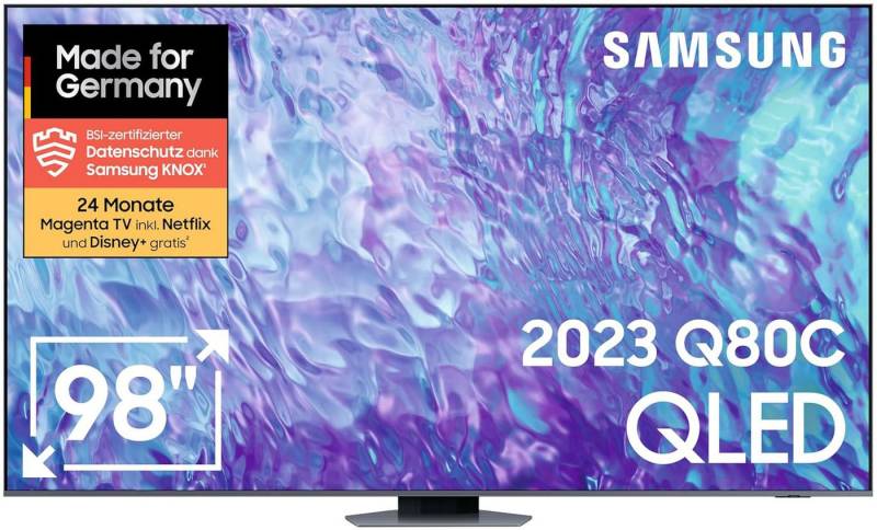 Samsung GQ98Q80CAT LED-Fernseher (247 cm/98 Zoll, Smart-TV) von Samsung
