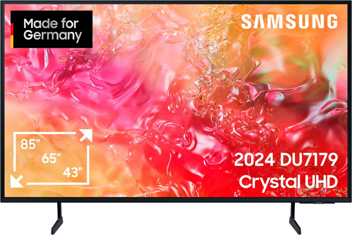 Samsung GU43DU7179U LED-Fernseher (108 cm/43 Zoll, 4K Ultra HD, Smart-TV, Crystal UHD, Q-Symphony, Dolby Surround Sound, Triple Tuner, Smart-Hub) von Samsung