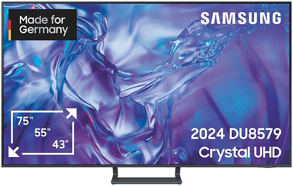Samsung GU55DU8579U LED-Fernseher (138 cm/55 Zoll, 4K Ultra HD, Smart-TV, Crystal UHD, Q-Symphony,3D Dolby Surround Sound, HDR10+, Smart-Hub) von Samsung