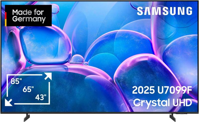 Samsung GU75U7099FU LED-Fernseher (189 cm/75 Zoll, 4K Ultra HD, Smart-TV, Crystal UHD, Q-Symphony, Dolby Surround Sound, Triple Tuner, Smart-Hub) von Samsung