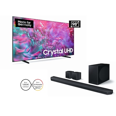Samsung GU98DU9079 98" + HW-Q935D/ZG Soundbar Bundle Samsung GU98DU9079 98" + HW-Q935D/ZG Soundbar Bundle von Samsung