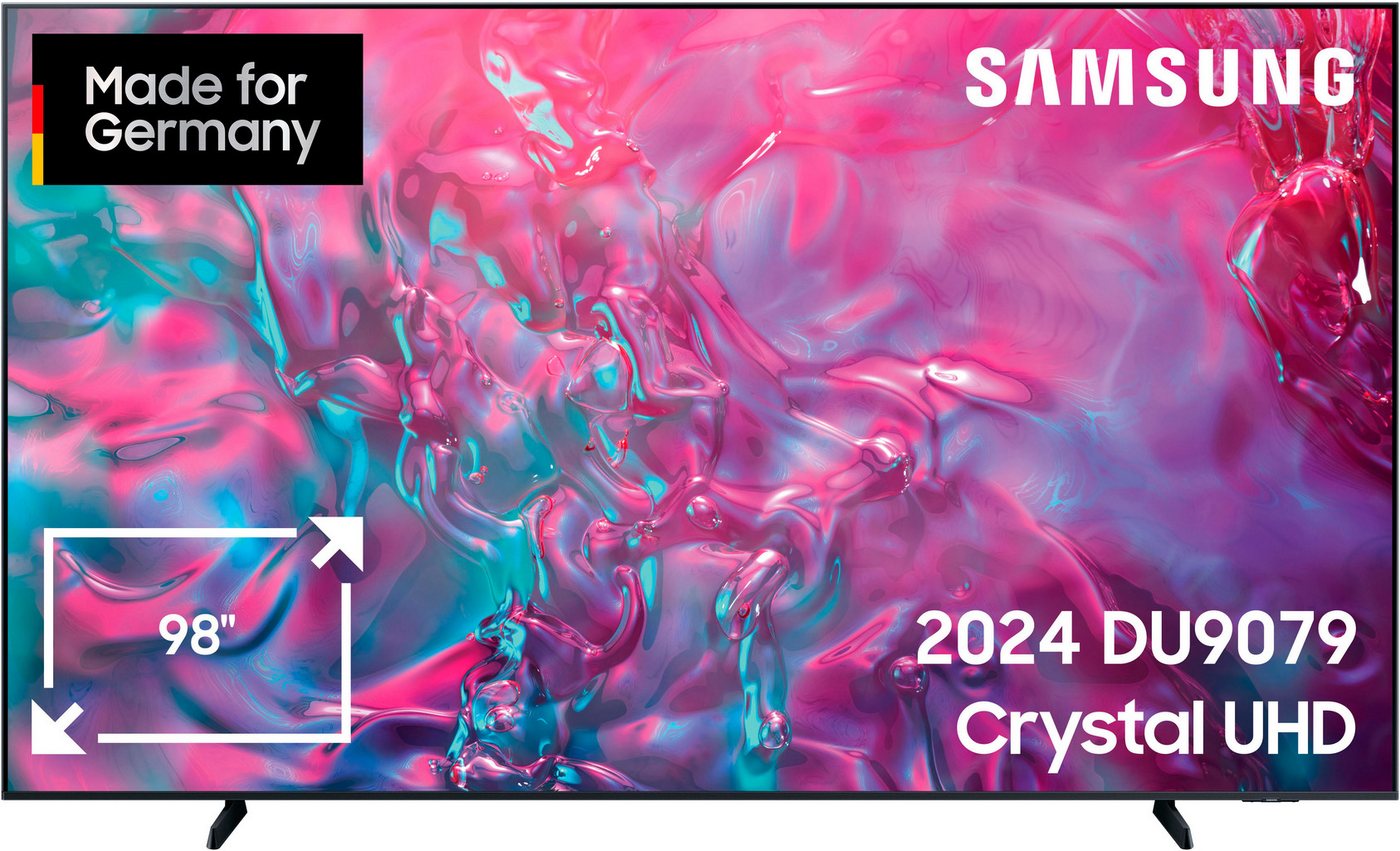 Samsung GU98DU9079U LED-Fernseher (249 cm/98 Zoll, 4K Ultra HD, Smart-TV, Crystal UHD, Q-Symphony, Dolby Surround Sound, Triple Tuner, Smart-Hub) von Samsung
