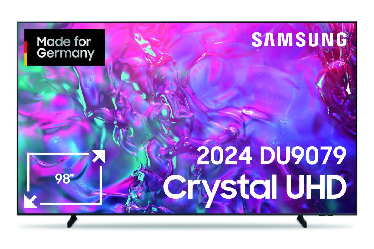 Samsung 98DU9079 Crystal UHD Smart TV 249 cm 98 Zoll von Samsung