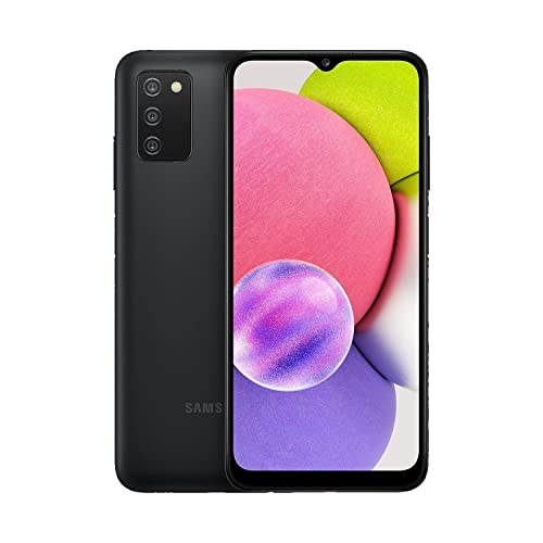 Samsung Galaxy A03s Android Smartphone, 6,5 Zoll Infinity-V HD+ Display, 3 GB RAM und 32 GB erweiterbarer interner Speicher, 5.000 mAh Akku, Schwarz [UK-Version] von Samsung
