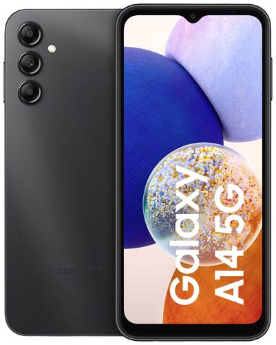 Samsung Galaxy A14 5G Smartphone 64GB 16.8cm (6.6 Zoll) Schwarz Android™ 13 Dual-SIM von Samsung