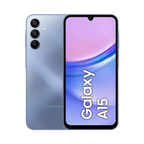 Samsung Galaxy A15 16,5 cm (6.5") Double SIM hybride Android 14 4G USB Type-C 4 Go 128 Go 5000 mAh Bleu, Schwarz von Samsung