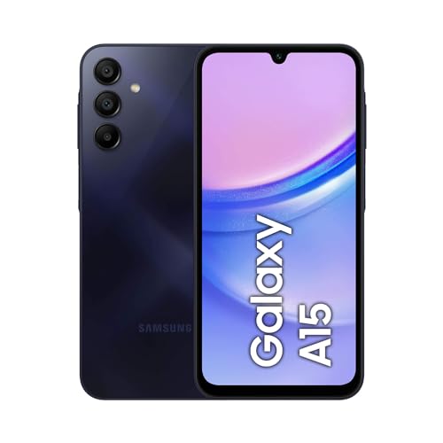 Samsung Galaxy A15 16,5 cm (6.5") Double SIM hybride Android 14 4G USB Type-C 4 Go 128 Go 5000 mAh Noir, Bleu von Samsung
