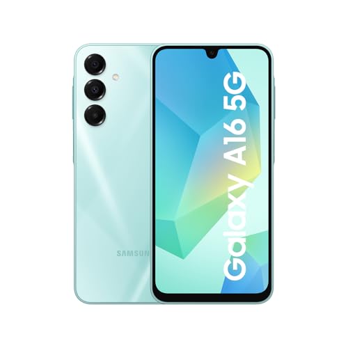 Samsung Galaxy A16 5G Smartphone ohne Vertrag, Handy mit Android, 50-MP-Hauptkamera, 16,91 cm / 6,7" Display, 128 GB, Light Green, 2,5 Jahre Herstellergarantie [Exklusiv bei Amazon] von Samsung