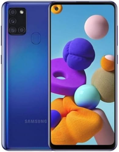 Samsung Galaxy A21S, 32GB, Blau (Generalüberholt), Werkseitig Original (Südkorea), ausschließlich für den europäischen Markt (Internationale Version) von Samsung