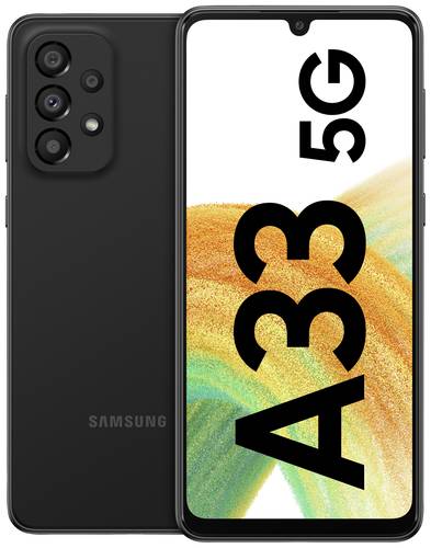 Samsung Galaxy A33 EU 5G Smartphone 128GB 16.3cm (6.4 Zoll) Schwarz Android™ 12 Hybrid-Slot von Samsung