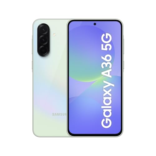 Samsung Galaxy A36 5G AI Smartphone ohne Vertrag, Simlockfreies AI Handy mit Android, 8 GB RAM, 256 GB Speicher, 50-MP-Kamera, Awesome Lime, 2,5 Jahre Herstellergarantie [Exklusiv auf Amazon] von Samsung