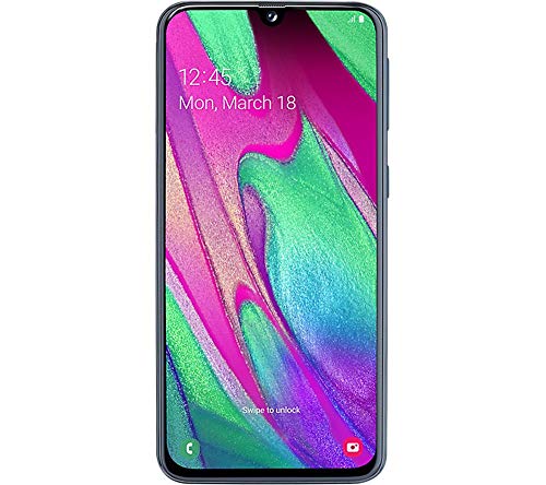 Samsung Galaxy A40 Smartphone (15.0cm (5.9 Zoll) 64GB interner Speicher, 4GB RAM, Dual SIM, schwarz) - Deutsche Version von Samsung