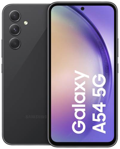 Samsung Galaxy A54 5G Smartphone 128GB 16.3cm (6.4 Zoll) Graphit Android™ 13 Hybrid-Slot von Samsung