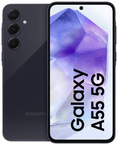 Samsung Galaxy A55 5G 5G Smartphone 256GB 16.8cm (6.6 Zoll) Navy Android™ 14 Hybrid-Slot von Samsung
