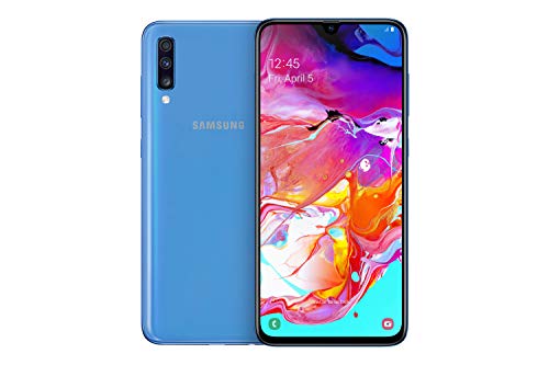 Samsung Galaxy A70 Smartphone (17.0cm (6.7 Zoll) 128GB interner Speicher, 6GB RAM, Dual SIM, Blau) - Deutsche Version von Samsung