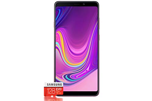 Samsung Galaxy A9 (2018) Smartphone Bundle [6,3 Zoll, 128GB] + Evo Plus 128 GB Speicherkarte von Samsung