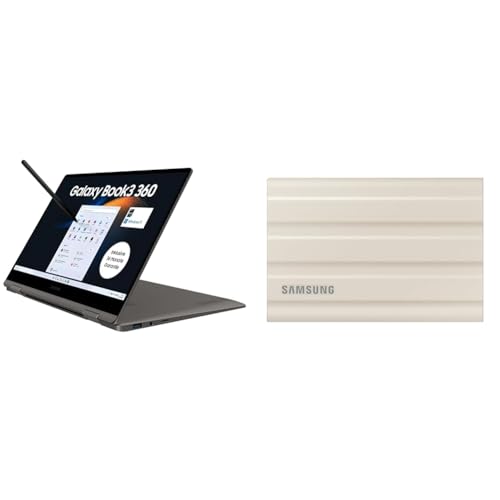 Samsung Galaxy Book3 360 Laptop & Portable SSD T7 Shield von Samsung