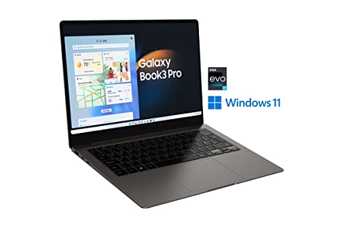 Samsung Galaxy Book3 Pro Laptop | 14“ Display | 16 GB RAM | 512 GB SSD | Intel Core i7-1360P | QWERTZ Tastatur | Windows® 11 Pro von Samsung