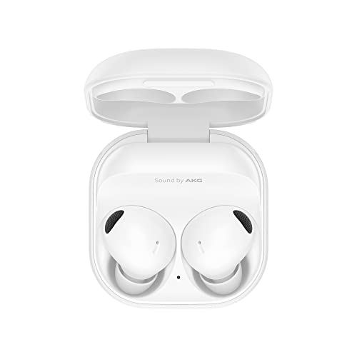 Samsung Galaxy Buds2 Pro, Bluetooth-Kopfhörer, True Wireless, Geräuschunterdrückung, Ladetasche, Qualität, Wasserdicht, Weiß von Samsung