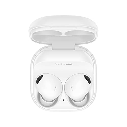 Samsung Galaxy Buds2 Pro, Bluetooth-Kopfhörer, True Wireless, Geräuschunterdrückung, Ladetasche, Qualität, Wasserdicht, Weiß von Samsung