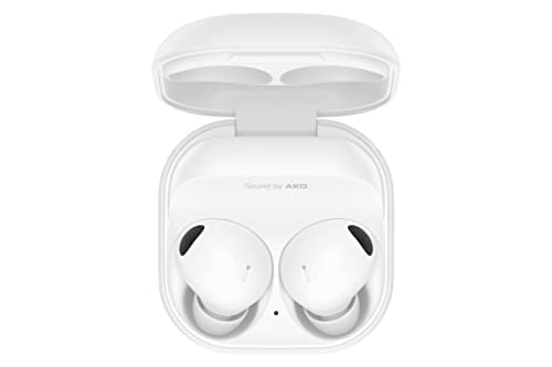 Samsung Galaxy Buds2 Pro, Bluetooth-Kopfhörer, True Wireless, Geräuschunterdrückung, Ladetasche, Qualität, Wasserdicht, Weiß von Samsung