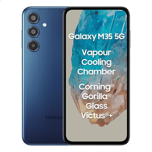 Samsung Galaxy M35 5G 6 GB/128 GB Blau (Dark Blue) Dual-SIM SM-M356B von Samsung