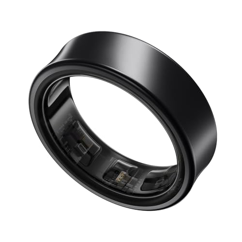 Samsung Galaxy Ring, Smart Ring mit Titan-Gehäuse, Samsung Health mit AI, Schlaftracker, Fitness Tracker, Größe 15 (US), Titanium Black von Samsung