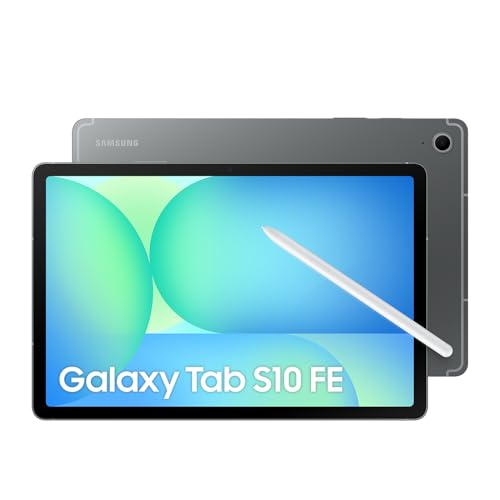 Samsung Galaxy S10 FE AI-Tablet, Android Tablet, 256 GB Speicher, 12 GB RAM, 27,70 cm/10,9" Display, Inkl. S Pen, Wi-Fi, Lange Akkulaufzeit, Gray, 36 Monate Herstellergarantie [Exklusiv auf Amazon] von Samsung