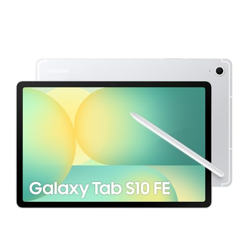 Samsung Galaxy S10 FE AI-Tablet, Android Tablet, 256 GB Speicher, 12 GB RAM, 27,70 cm/10,9" Display, Inkl. S Pen, Wi-Fi, Lange Akkulaufzeit, Silver, 36 Monate Herstellergarantie [Exklusiv auf Amazon] von Samsung