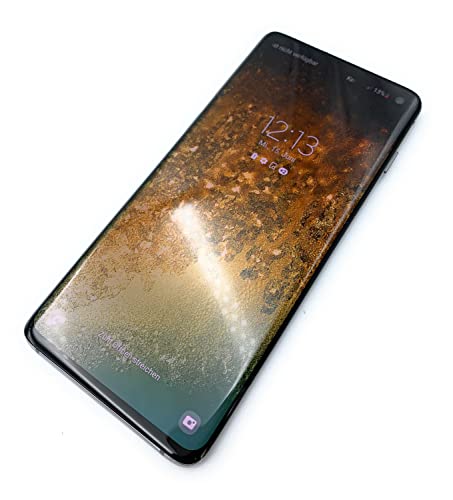 Samsung Galaxy S10 Smartphone (15.5cm (6.1 Zoll) 128GB interner Speicher, 8GB RAM, Prism Black) - Deutsche Version (Generalüberholt) von Samsung