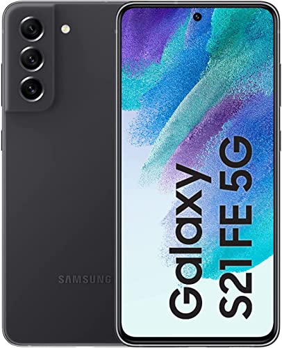 Samsung Galaxy S21 FE 5G, Android Smartphone, 6,4 Zoll Dynamic AMOLED Display, 4.500 mAh Akku, 128 GB/6 GB RAM, Handy in Graphite, inkl. 36 Monate Herstellergarantie [Exklusiv bei Amazon] von Samsung
