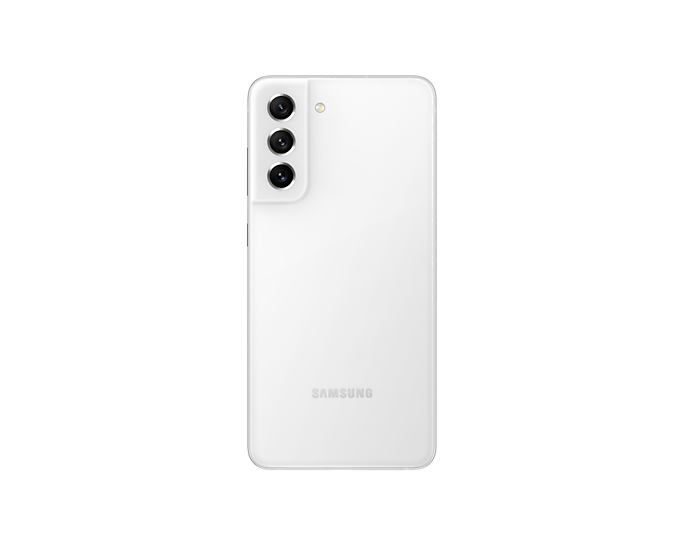 Samsung Galaxy S21 FE 5G - 5G Smartphone - Dual-SIM - RAM 6GB / Interner Speicher 128GB - OLED-Display - 6.4 - 2340 x 1080 Pixel (120 Hz) - Triple-Kamera 12 MP, 12 MP, 8 MP - front camera 32 MP - weiß (SM-G990BZWFEUB) von Samsung