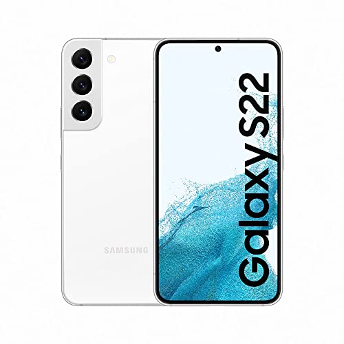 Samsung Galaxy S22, Android Smartphone, 6,1 Zoll Dynamic AMOLED Display, 3.700 mAh Akku, 256 GB/8 GB RAM, Handy in Phantom White, inkl. 36 Monate Herstellergarantie [Exklusiv bei Amazon] von Samsung