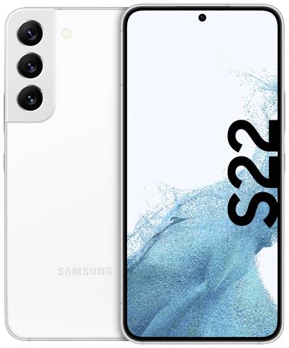 Samsung Galaxy S22 5G Smartphone 128GB 15.5cm (6.1 Zoll) Weiß Android™ 12 Dual-SIM von Samsung