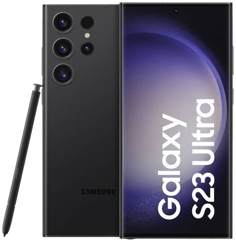 Samsung Galaxy S23 Ultra 5G Smartphone 256GB 17.3cm (6.8 Zoll) Phantom Black Android™ 13 Dual-SIM von Samsung