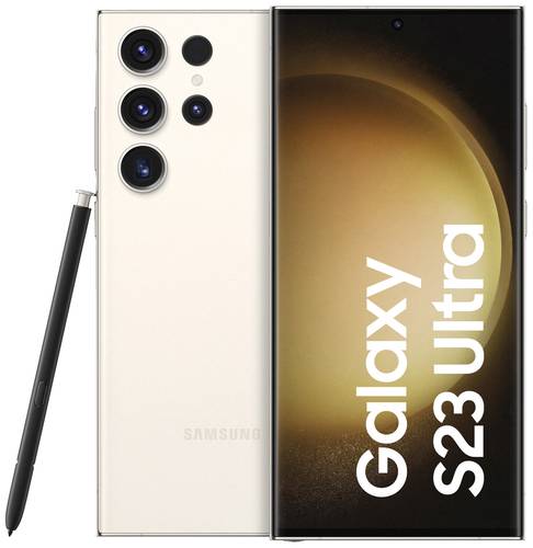 Samsung Galaxy S23 Ultra 5G Smartphone 512GB 17.3cm (6.8 Zoll) Cream Android™ 13 Dual-SIM von Samsung
