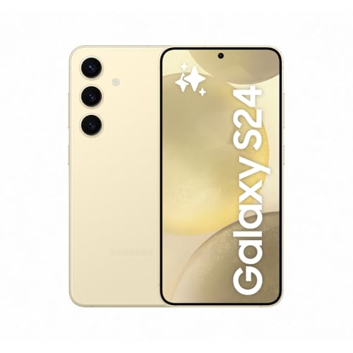 Samsung Galaxy S24 AI Smartphone, Android-Handy ohne Vertrag, 8 GB RAM, 128 GB Speicher, 50-MP-Kamera, Lange Akkulaufzeit, Amber Yellow, 3 Jahre Herstellergarantie Samsung Galaxy S24 AI Smartphone, Android-Handy ohne Vertrag, 8 GB RAM, 128 GB Speicher, 50-MP-Kamera, Lange Akkulaufzeit, Amber Yellow, 3 Jahre Herstellergarantie von Samsung