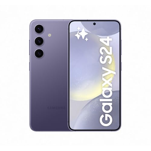 Samsung Galaxy S24 AI Smartphone, Android-Handy ohne Vertrag, 8 GB RAM, 128 GB Speicher, 50-MP-Kamera, Lange Akkulaufzeit, Cobalt Violet, 3 Jahre Herstellergarantie von Samsung