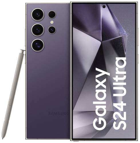 Samsung Galaxy S24 Ultra 5G Smartphone 256GB 17.3cm (6.8 Zoll) Violett Android™ 14 Dual-SIM von Samsung
