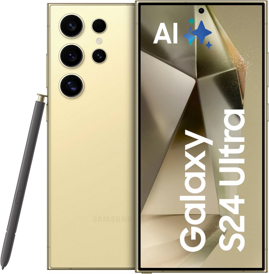 Samsung Galaxy S24 Ultra Smartphone (17,25 cm/6,8 Zoll, 512 GB Speicherplatz, 200 MP Kamera, AI-Funktionen) von Samsung