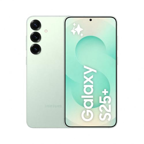 Samsung Galaxy S25+ AI Smartphone mit Galaxy AI, Ohne Vertrag, Handy mit Android, 12 GB RAM, 512 GB Speicher, 50-MP-Kamera, Mint, 3 Jahre Herstellergarantie [Exklusiv auf Amazon] von Samsung