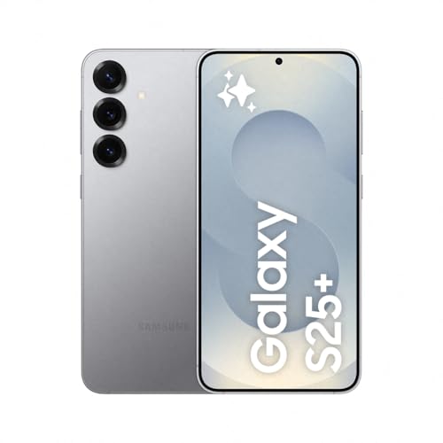 Samsung Galaxy S25+ AI Smartphone mit Galaxy AI, Ohne Vertrag, Handy mit Android, 12 GB RAM, 512 GB Speicher, 50-MP-Kamera, Silver Shadow, 3 Jahre Herstellergarantie [Exklusiv auf Amazon] von Samsung