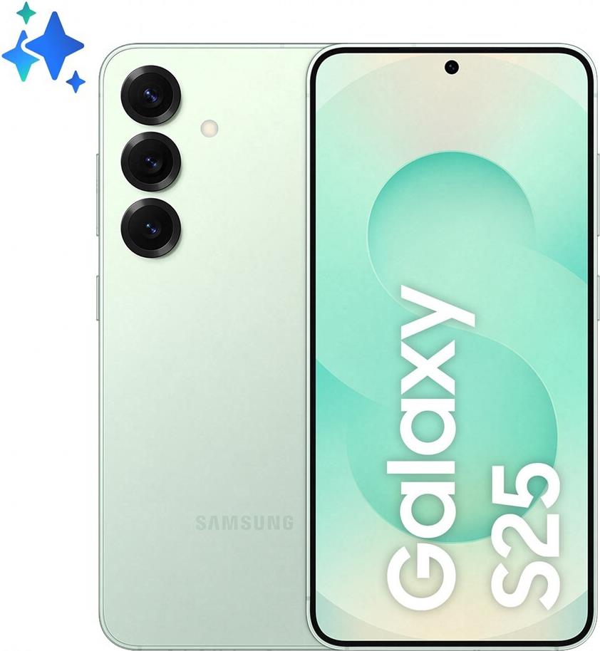Samsung Galaxy S25 128GB Mint EU 15,64cm (6,2) OLED Display, Android 15, 50MP Triple-Kamera (SM-S931BLGDEUE) von Samsung