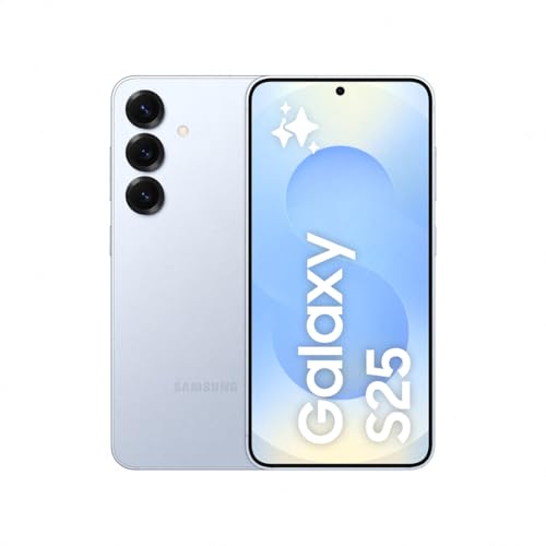 Samsung Galaxy S25 AI Smartphone mit Galaxy AI, Ohne Vertrag, Handy mit Android, 12 GB RAM, 128 GB Speicher, 50-MP-Kamera, Icyblue, 3 Jahre Herstellergarantie [Exklusiv auf Amazon] von Samsung